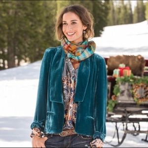 Sundance Je Ne Sais Quoi Jacket Velvet size 12